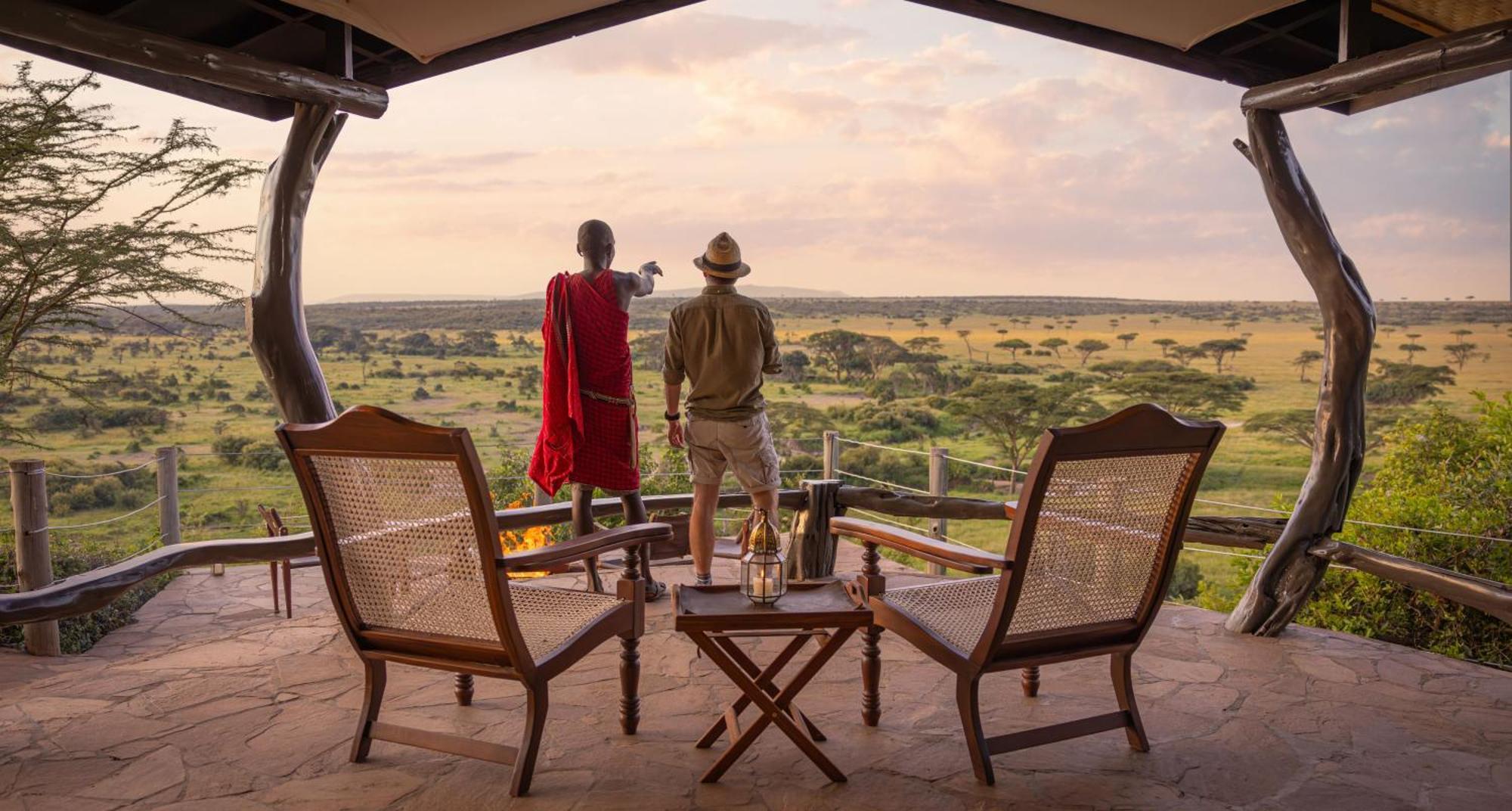 Saruni Eagle View Hotel Naboisho Buitenkant foto