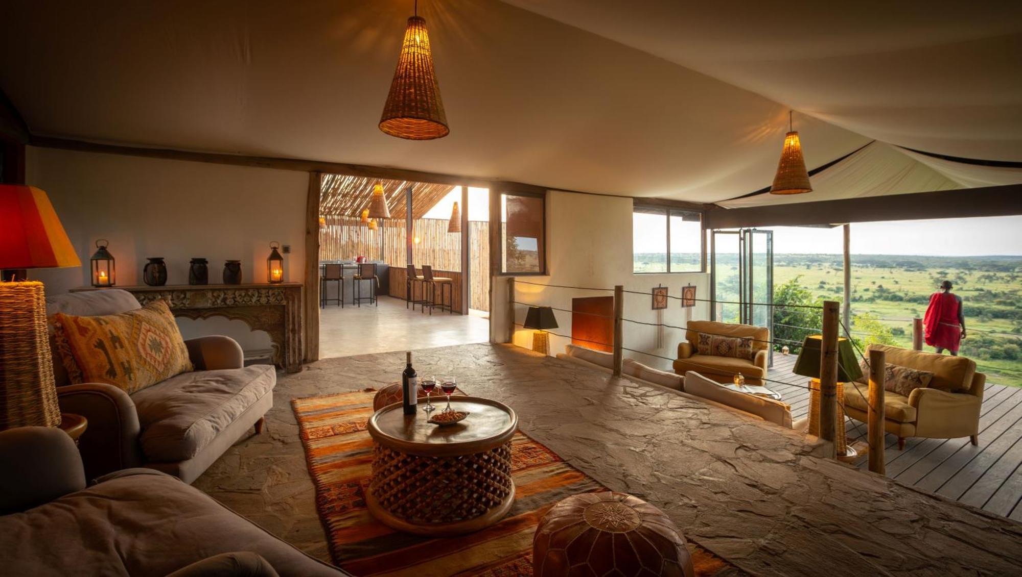 Saruni Eagle View Hotel Naboisho Buitenkant foto